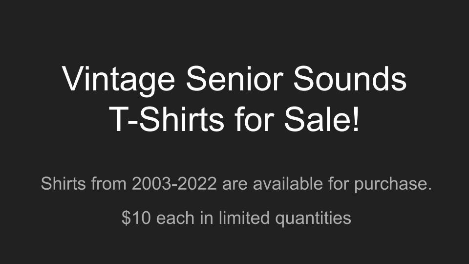 Senior sounds shirts for sale
