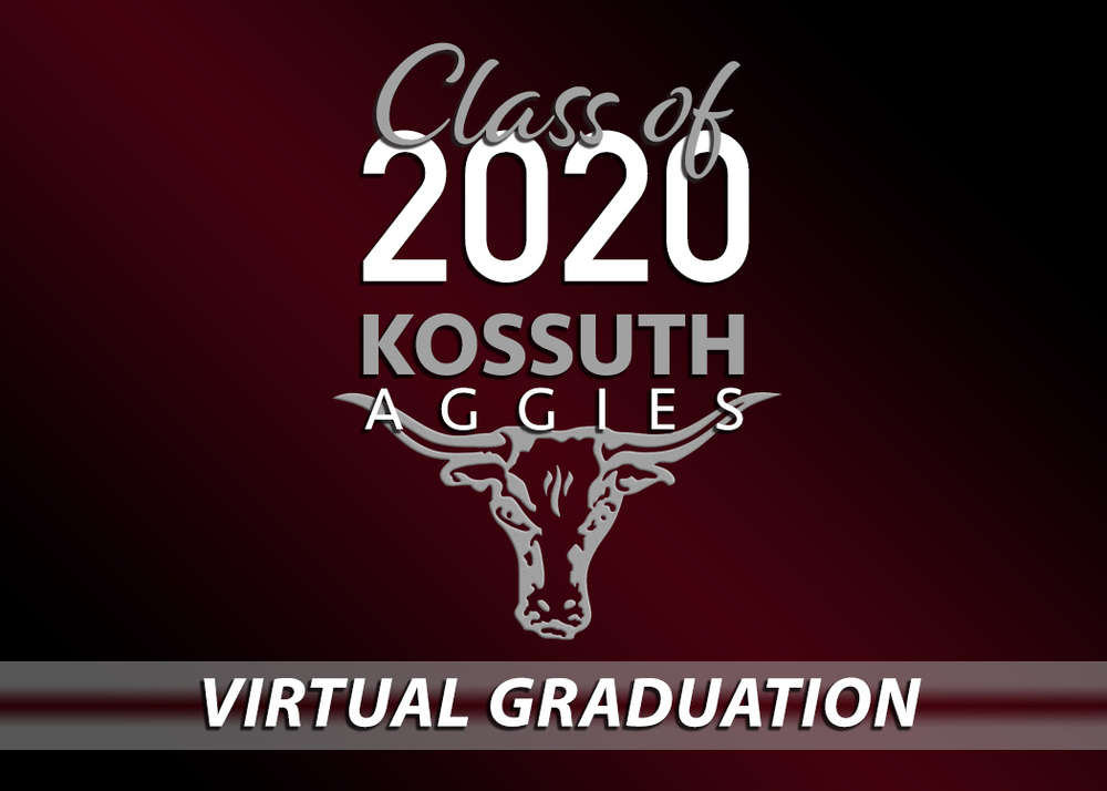 KHS Class of 2020 Announces Virtual Graduation Kossuth High School