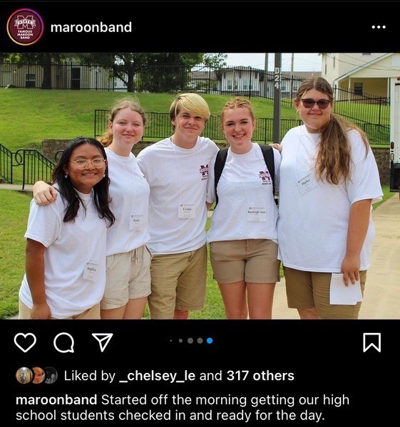 maroonband instagram post