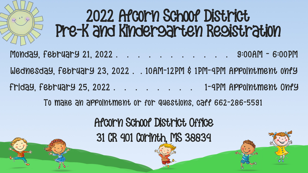 PreK and Kindergarten Registration
