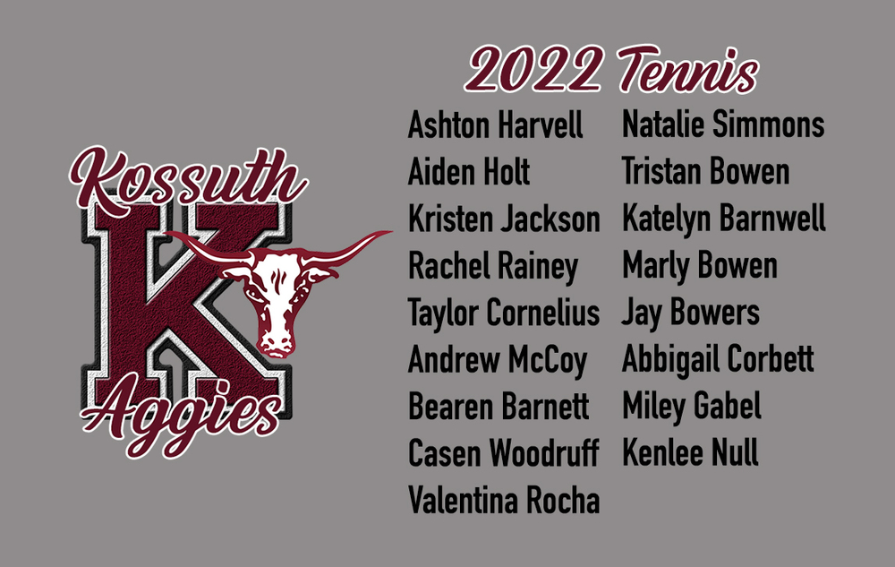 Tennis Roster