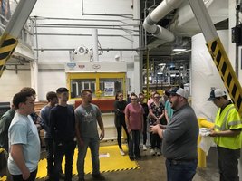 Students Visit Kimberly Clark