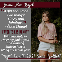 KHS CLASS OF 2021 SENIOR SPOTLIGHT - JAMIE LOU HAJEK