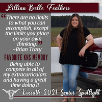 KHS CLASS OF 2021 SENIOR SPOTLIGHT - LILLIAN BELLE FEATHERS