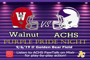 Purple Pride Night vs Walnut