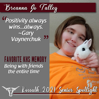 KHS CLASS OF 2021 SENIOR SPOTLIGHT - BREANNA JO TALLEY