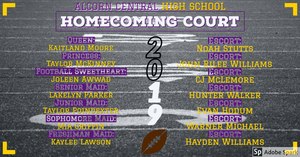 ACHS Homecoming Court 2019