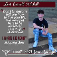 KHS CLASS OF 2021 SENIOR SPOTLIGHT - LEVI CARROLL MITCHELL