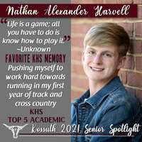 KHS CLASS OF 2021 SENIOR SPOTLIGHT - NATHAN ALEXANDER HARVELL