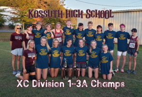 KHS Cross Country Teams Dominate Division 1-3A Meet