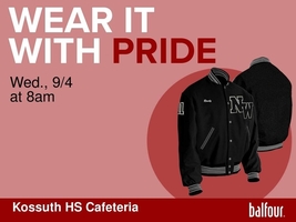 Letter Jacket Order Date - Sept. 4