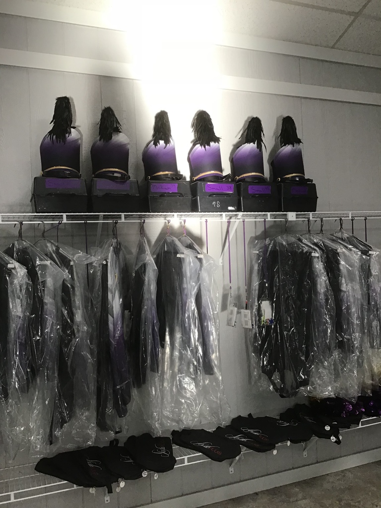 Our new and "shiny" uniforms!