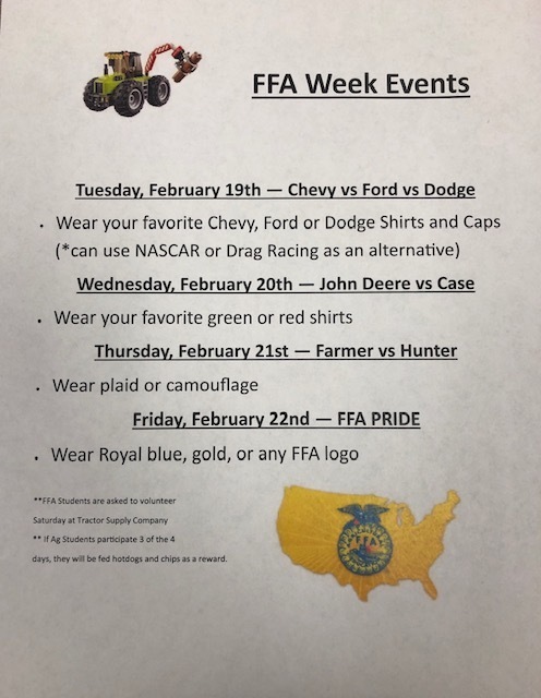 FFA Week Activities