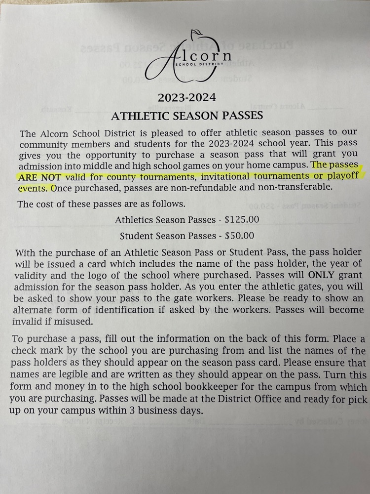 athletic pass